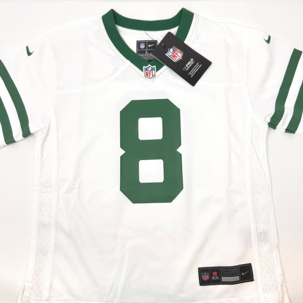 Nike Aaron Rodgers New York Jets White Jersey Youth Large 7 9Z1B3Z9P9-NYJAR‎ NEW